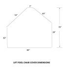 Black Protective Cover for Lift Chairs