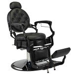 Vintage Heavy-Duty Salon Lift Chair - Black