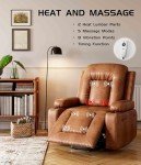 Oversized Power Lift Recliner with Heat & Massage
