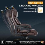 Big and Tall Heavy-Duty Office Chair, 500 lbs