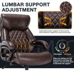 Big and Tall Heavy-Duty Office Chair, 500 lbs