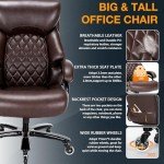 Big and Tall Heavy-Duty Office Chair, 500 lbs