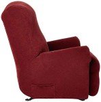 Stretchy Box Cushion Lift Chair Cover – Garnet