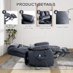 Large Dual Motor Massage Lift Chair - Blue