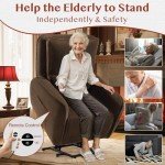 Compact Power Lift Chair with Heat & Massage