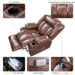 Large Wide Power Lift Chair with Heat & Massage
