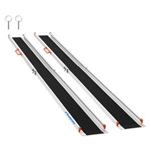 Ruedamann 6FT Portable Aluminum Wheelchair Ramp