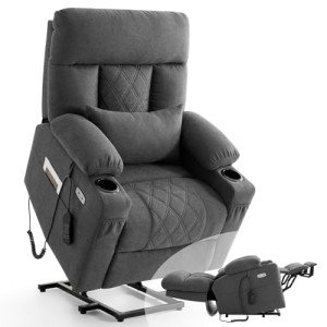 Power Lift Recliner with Massage & Heating Features