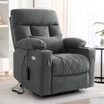 Power Lift Recliner with Massage & Heating Features
