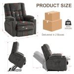 Power Lift Recliner Chair with Massage & Heat
