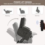 Power Lift Recliner Chair with Massage & Heat