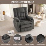 Power Lift Recliner Chair with Massage & Heat