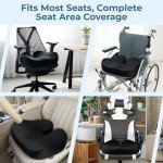 Large Seat Cushion for Tailbone Pain Relief