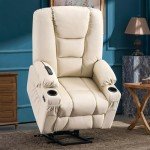 MCombo Large Power Lift Recliner with Massage