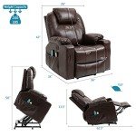 Power Lift Recliner Chair with Massage & Heat