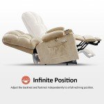 MCombo Dual Motor Lift Recliner Chair with Massage