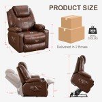 Electric Lift Recliner Chair with Massage & Heat