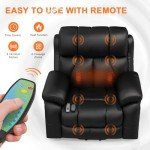 YONISEE Oversized Lift Recliner Chair with Massage