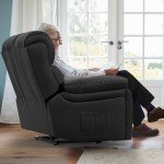 YONISEE Oversized Lift Recliner Chair with Massage