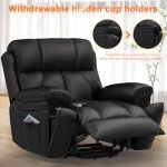 YONISEE Oversized Lift Recliner Chair with Massage