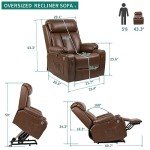 YITAHOME Power Lift Recliner Chair with Heat Massage