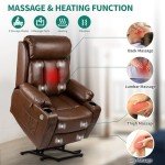 YITAHOME Power Lift Recliner Chair with Heat Massage