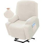 High Stretch Recliner Slipcover with Side Pocket