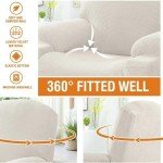 High Stretch Recliner Slipcover with Side Pocket