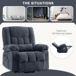 BOSMILLER Heat & Massage Power Lift Recliner Chair