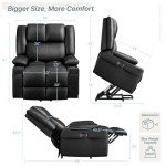 Yaheetech Electric Lift Recliner Chair with Massage