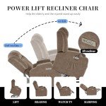 Lift Recliner Chair with Massage & Heat Features