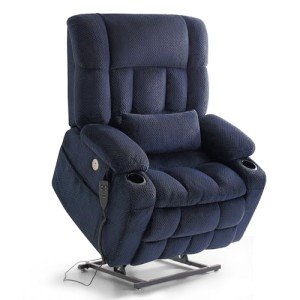 RESTREAL Dual Motor Lift Recliner with Massage & Heat