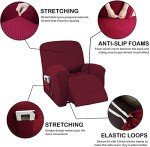 Super Stretch Soft Recliner Cover Set, 4 Pieces