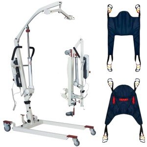 Portable Electric Patient Lift – 500lbs Capacity