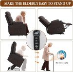 Electric Lift Chair Recliner with Massage & Heat