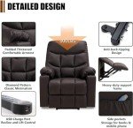 Electric Lift Chair Recliner with Massage & Heat