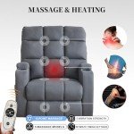 Oversized Power Lift Recliner Chair with Massage