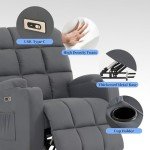 Oversized Power Lift Recliner Chair with Massage