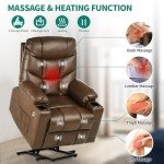 YITAHOME Electric Lift Recliner Chair with Massage
