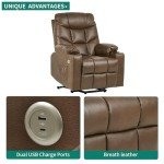 YITAHOME Electric Lift Recliner Chair with Massage