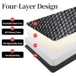 MABOZOO Thick Memory Foam Office Chair Cushion