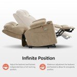 MCombo Small Power Lift Recliner with Massage