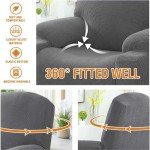 Stretch Recliner Slipcover with Side Pocket
