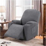 Stretch Recliner Slipcover with Side Pocket