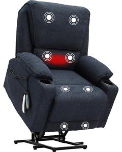 Power Lift Recliner Chair with Massage & Heat