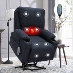 Power Lift Recliner Chair with Massage & Heat