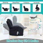 Power Lift Recliner Chair with Massage & Heat