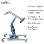 ProHeal Stand Assist Lift for Safe Transfers