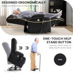 Electric Lift Recliner Chair with Massage and Heat