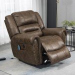WakeZero Electric Recliner Chair with Massage & Heat
